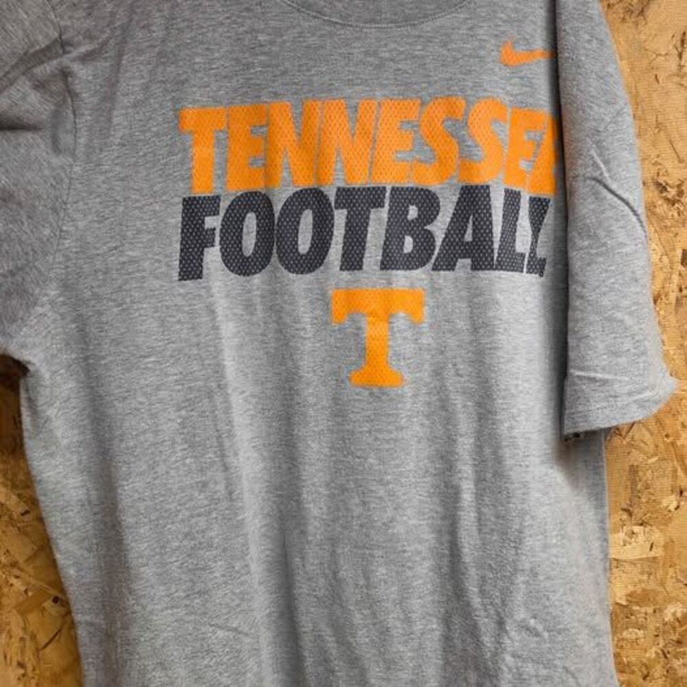 Nike Tennessee Volunteers Football T-Shirt Grey Size XL